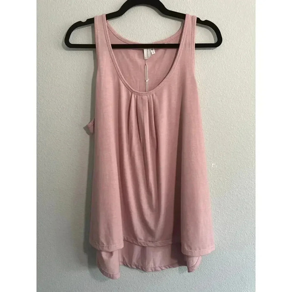 Bare Necessities NWT Soft Rose Pink Sleeveless Jersey Tank Sleep Top XL - Picture 3 of 7